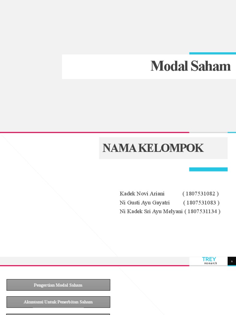 Modal Saham