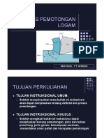 Proses Pemotongan Logam PDF