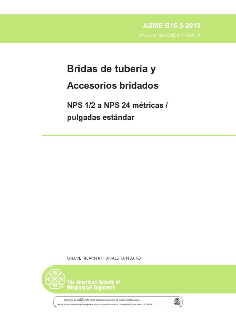 Asme b16 5 2013 001 080 en es pdf patentar acero