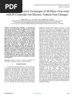 Harmonicsreduction Technique of 48 Pulse Converter With Pi Controller For Electric Vehicle Fast Charger