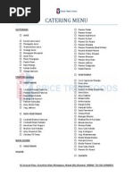 Weekly Hostel Mess Food Menu | PDF | Curry | Food Ingredients