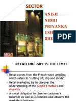 Retail Sector: Anish Nidhi Priyanka Usha Bhushan