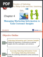 Priciples of Marketing by Philip Kotler and Gary Armstrong: Managing Marketing Information To Gain Customer Insights