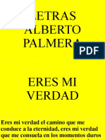Letra Alberto Palmera