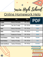Tutoring Flyer With Links