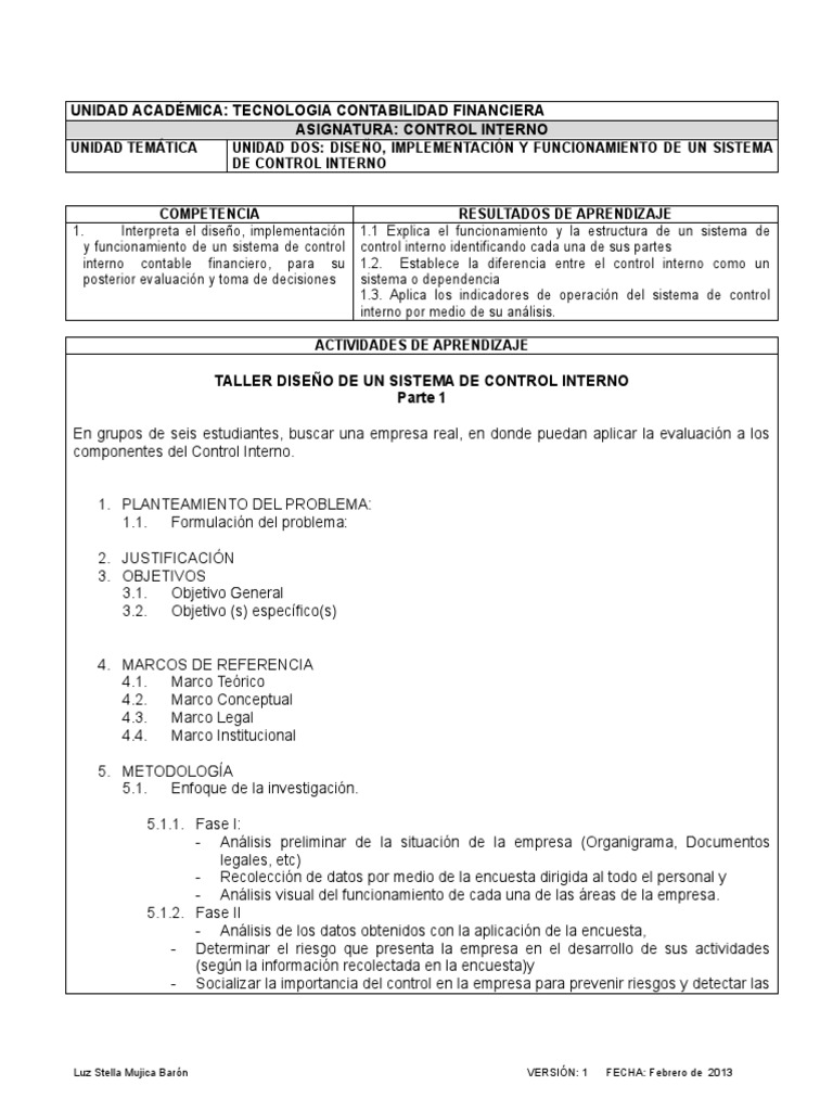 Guia De Estudio 3 Dise o Implementaci n Y Funcionamiento De Un Sistema