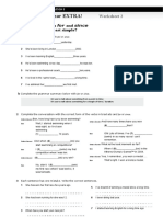 Grammar EXTRA NI 3 Unit 5 Present Perfect With For and Since PDF