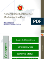 National Board of Revenue: Modernization Plan: Md. Farid Uddin Member (Customs: Policy)