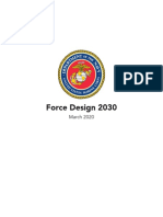 CMC38 Force Design 2030 Report Phase I and II