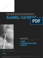 Costumer Buying Patterns Report: Blackwell Electronics