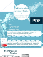 Oxidation-Red Uction Titratio N: ANNISA RAHMI Z. J. (1610412029) IFFAH AYUZA (1810412012) SITI AMIRAH (1810413010)