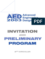 Invitation: Preliminary