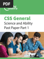 General Science and Ability CSS Past Paper Part 1