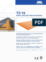 Perfil TZ-16 Fachada