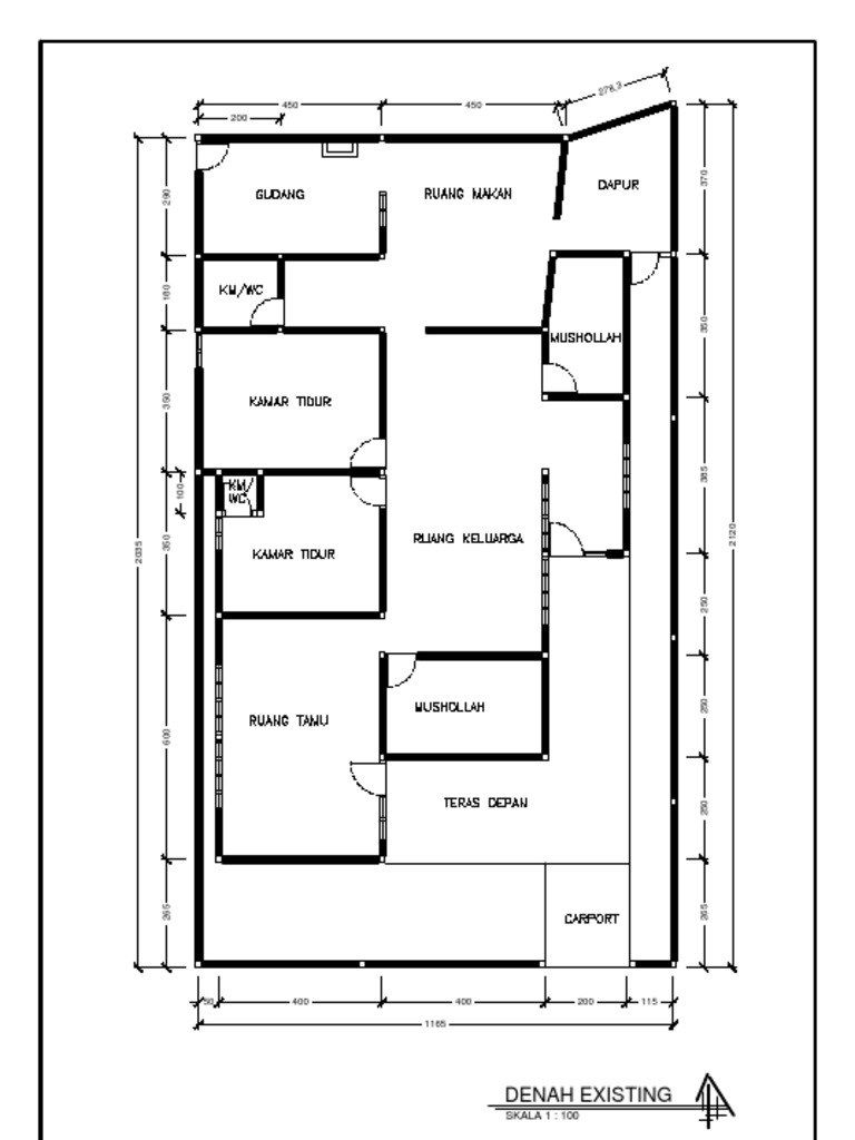 GAmbar Kerja Rumah Sederhana Bestek | PDF