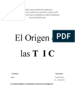 El Origen de Las TIC