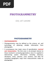 Photogrammetry: Ced, Uet Lahore