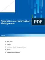 Regulations On Information Security Management