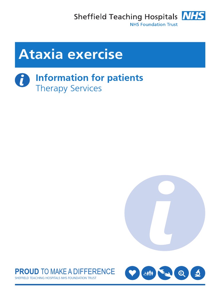 Ataxia Exercise: Information For Patients | PDF | Physical Therapy | Pelvis
