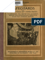 Safeguards For Machine Tools and Power Presses 1914 PDF