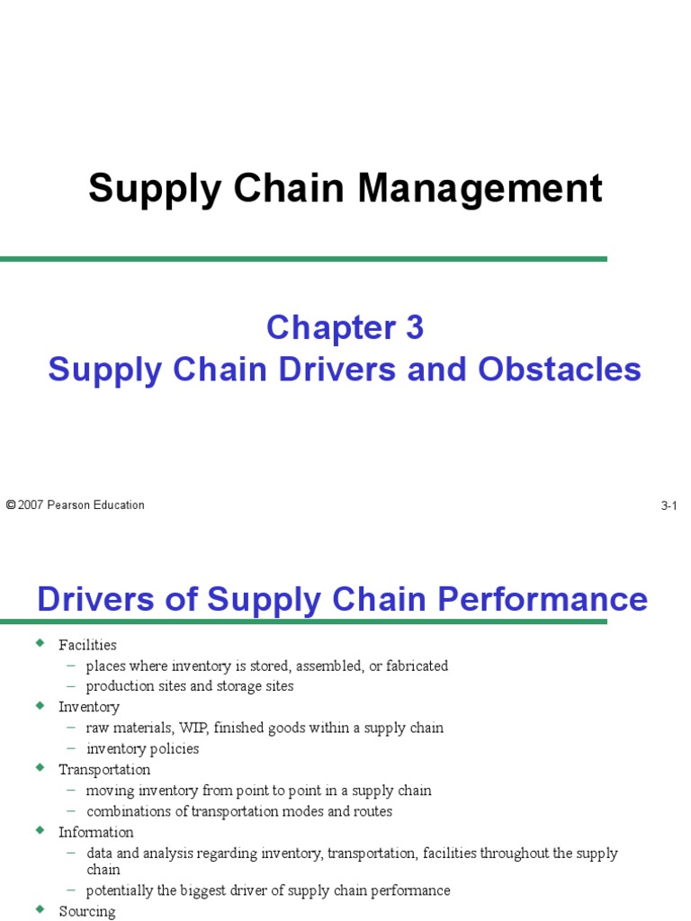 Chopra3 - PPT - ch03 2020 | PDF | Supply Chain Management | Inventory