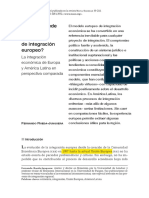 Que Se Puede Aprender Del Modelo de Integracion Europeo PDF