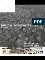 Housing Problems in Dhaka City