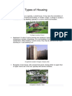 Types of Housing