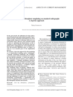 Primary Hip Arthroplasty Templating On Standard Radiographs PDF