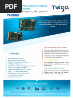 For TAMRON MP1010M-VC / MP1110M-VC For Tamron Mp1010M-Vc: Lvds To Ypbpr, Cvbs or Hdmi Interface Board