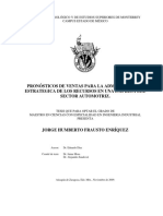 Pronósticos de ventas para la administración estratégica de recursos en una empresa automotriz mediante métodos cuantitativos y cualitativos