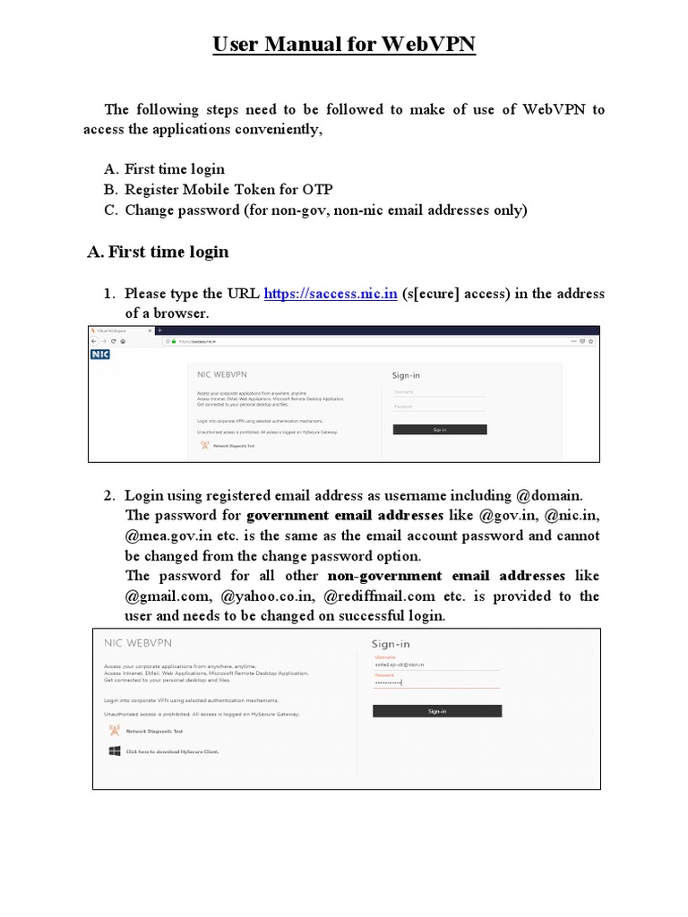 Image Result For User Manual For Webvpn
