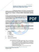 Modelo Reglamento Interno de Trabajo - Circolo Sportivo Italiano - Societa Canottieri Italia