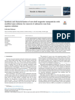 Synthesis and characterization of core-shell magnetite nanoparticles with modified nano-cellulose for removal of radioactive ions from aqueous solutions.pdf