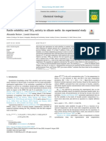 Rutile solubility and TiO2 activity in silicate melts_ An experimental study