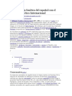 Transcripción Fonética Del Español Con El Alfabeto Fonético Internacional