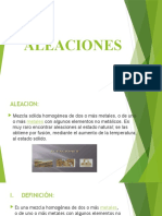 Aleaciones Diapositivas