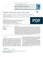 Investigation of atomic diffusion behavior of Mo_Au interface