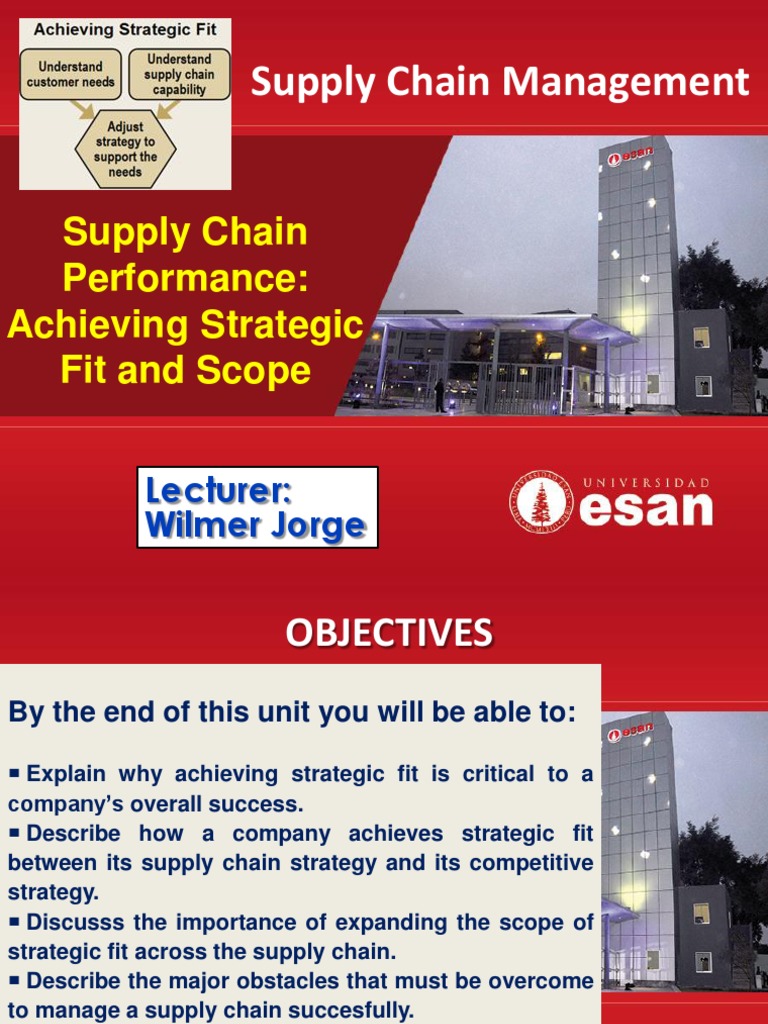 Achieving Strategic Fit in Supply Chains | PDF | Strategic Management ...