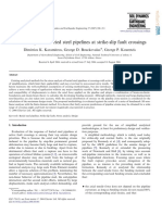 Stress Analysis of Buried Steel Pipelines at Strike-Slip Fault Crossings