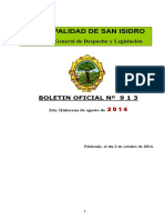 Boletin Oficial N - 913 2 - Agosto de 2014 .18 09 2014