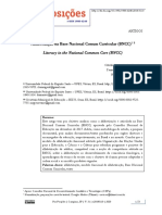 Alfabetização Na Base Nacional Comum Curricular (BNCC) : Literacy in The National Common Core (BNCC)