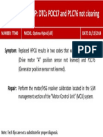 Tech Tip: Dtcs Poc17 and P1C76 Not Clearing: Symptom