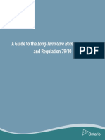 A Guide To The Long-Term Care Homes Act, 2007 and Regulation 79/10