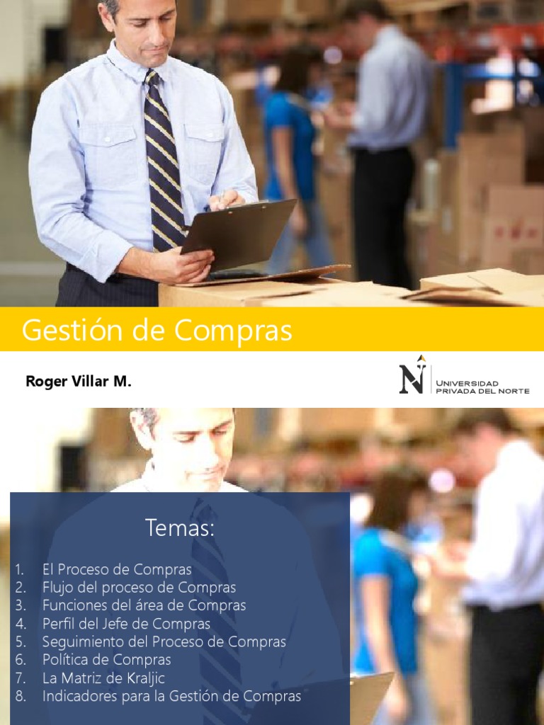 Sem 2 - Gestión de Compras | PDF | Producto (Negocio) | Mercado (economía)
