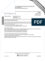 University of Cambridge International Examinations General Certificate of Education Advanced Subsidiary Level and Advanced Level