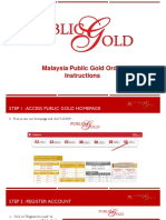 Malaysia Public Gold Order Instructions