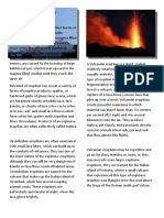 Types of Volcanic Eruptions