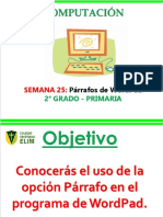 Tema Párrafo de WordPad PDF