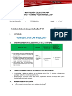 Act #15 Secundaria Ramiro 4° y 5° PDF